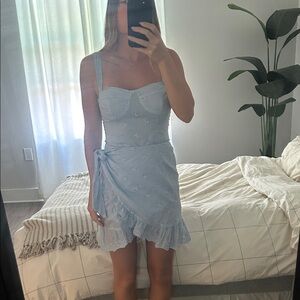 Reformation wrap dress